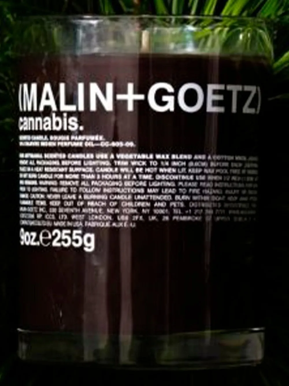 MALIN+GOETZ cannabis candle (260g) | Candles | Image 2