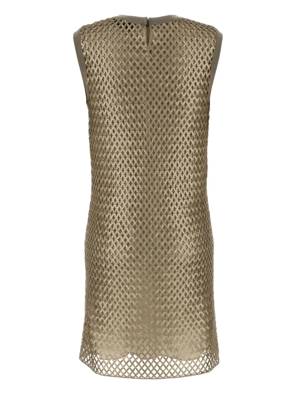 FENDI sequin-embellished dress - Beige