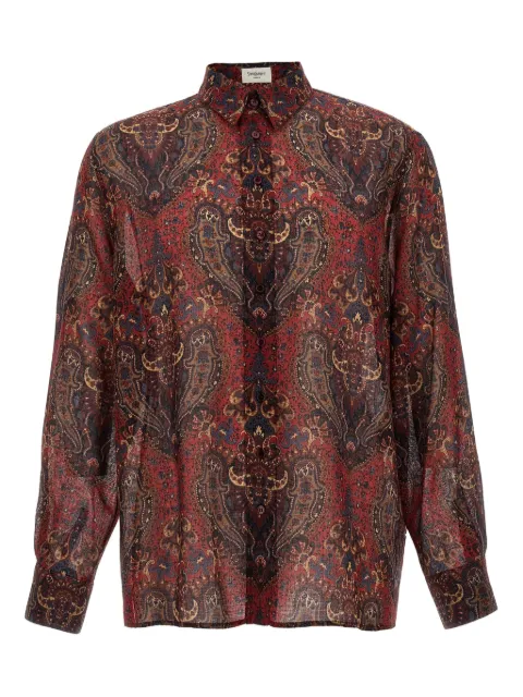 Saint Laurent paisley shirt
