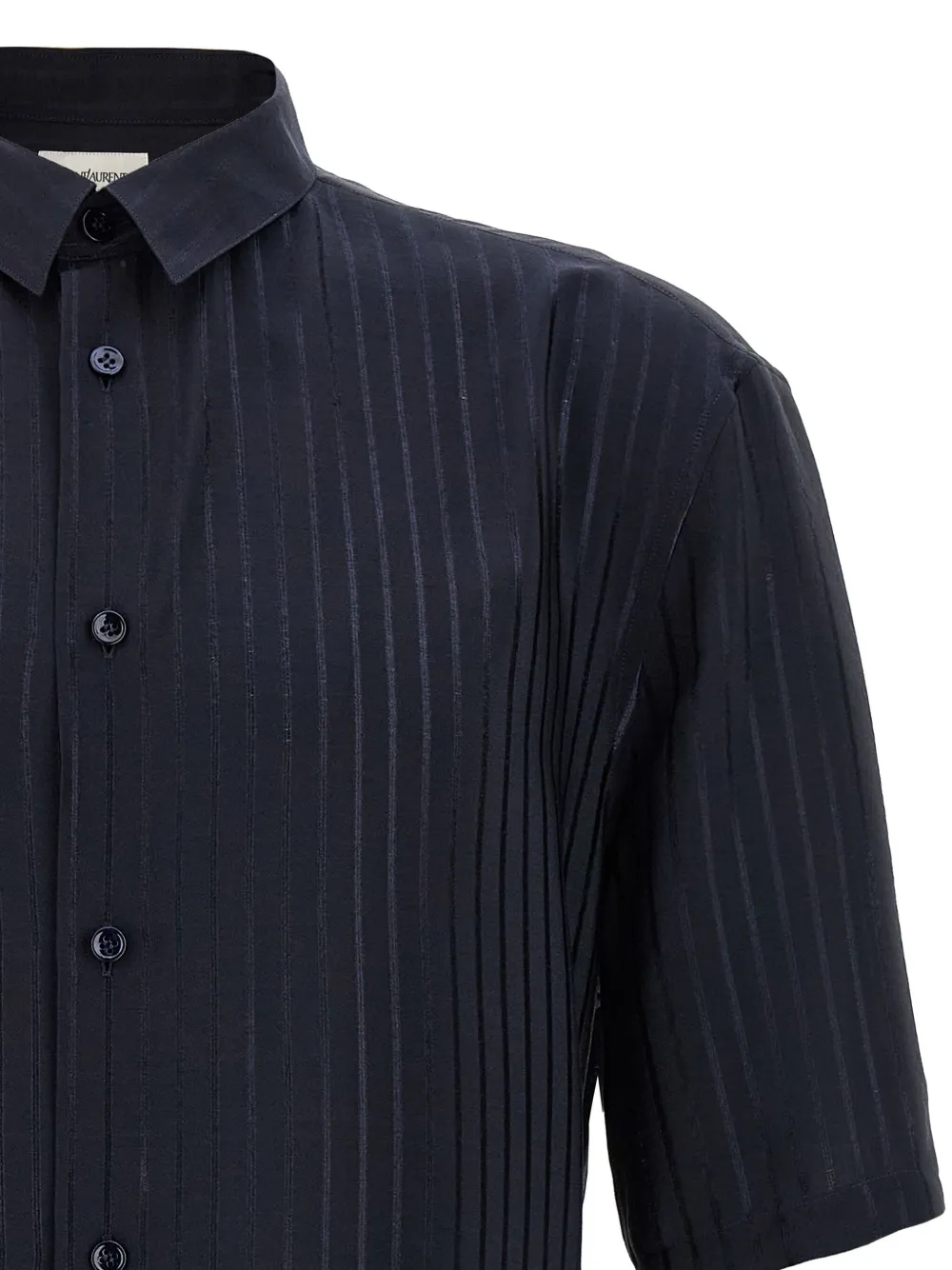 Saint Laurent Gestreept overhemd Blauw