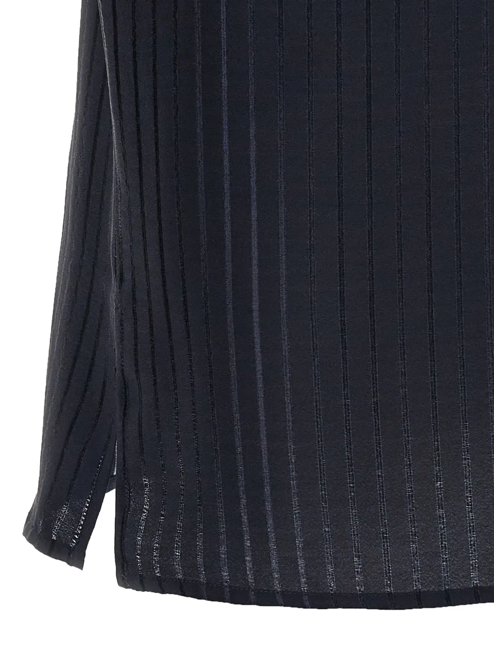 Saint Laurent Gestreept overhemd Blauw