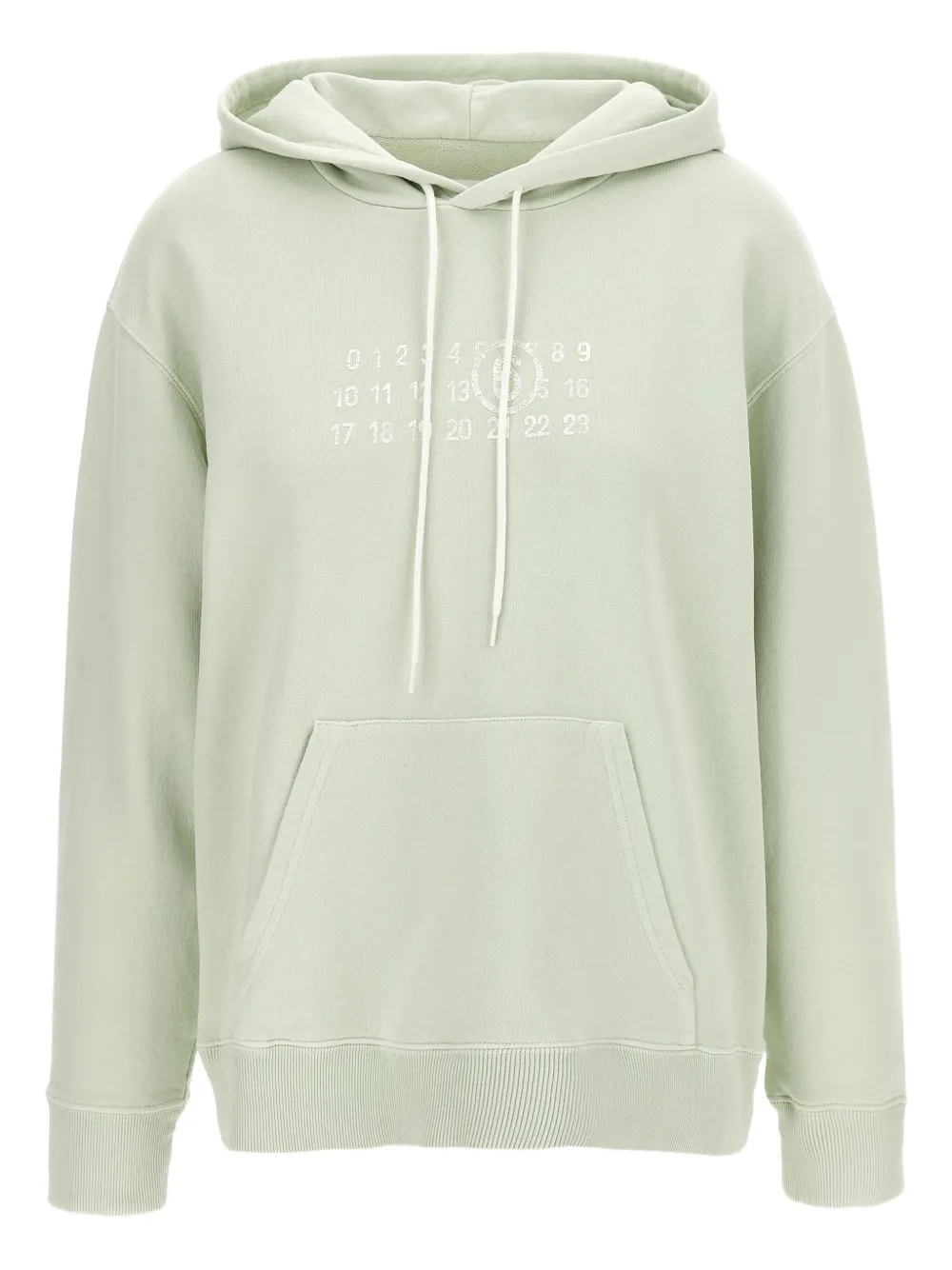 MM6 Maison Margiela Numeric Signature hoodie Groen