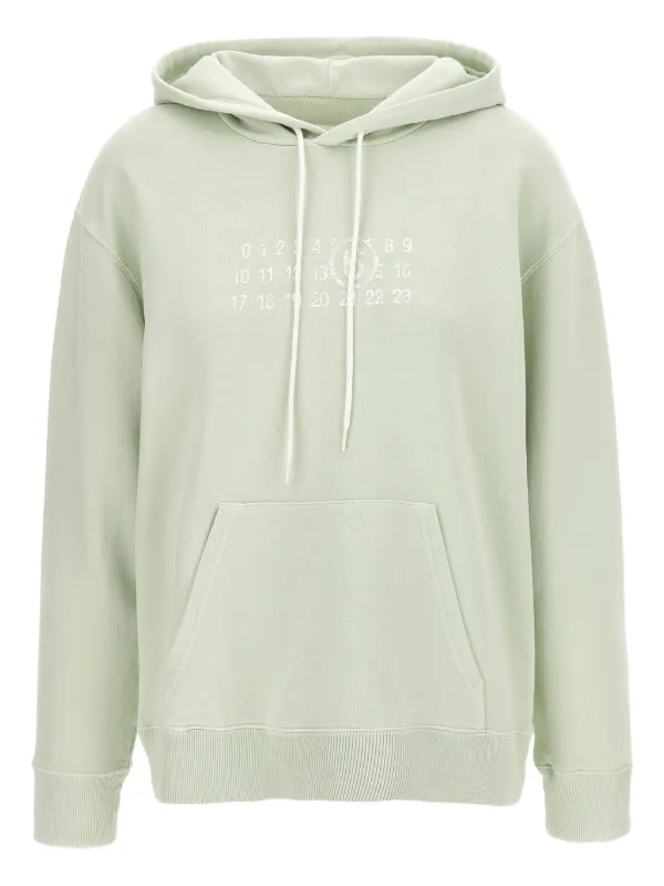 MM6 Maison Margiela Numeric シグネチャー パーカー | グリーン