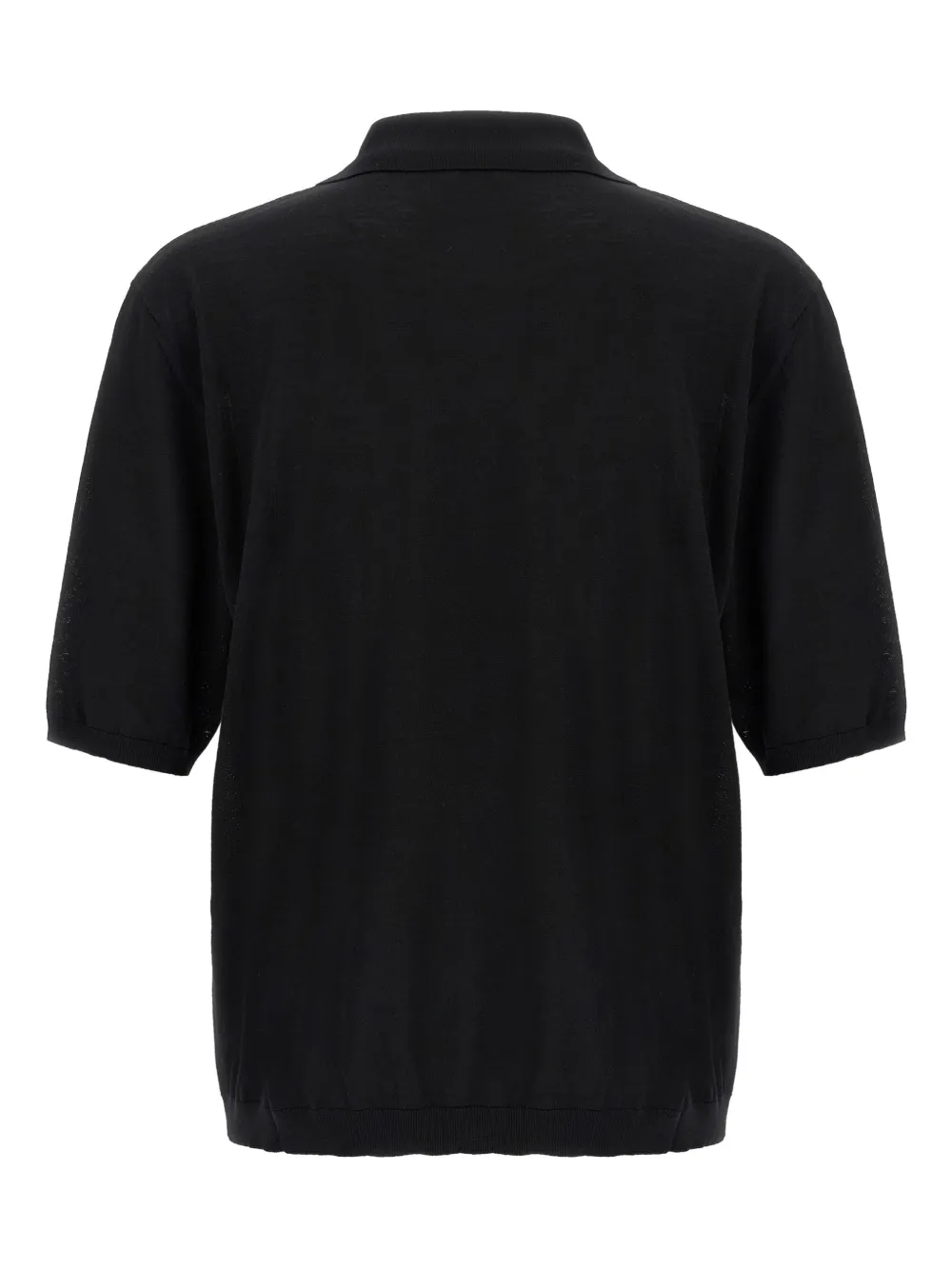 Saint Laurent Wollen T-shirt - Zwart
