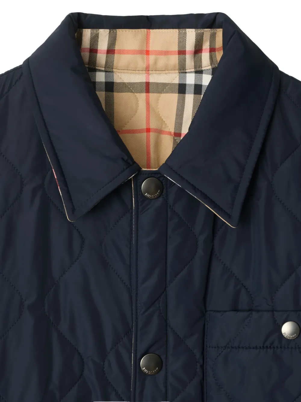 Burberry Omkeerbaar jack Blauw
