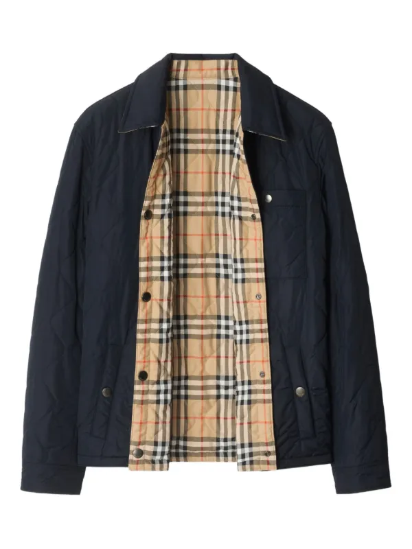 Burberry Reversible Jacket Blue FARFETCH PH