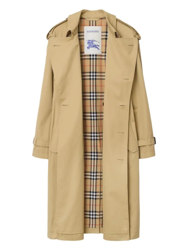 BURBERRY ギャバジントレンチコート Burberry ギャバジン トレンチコート | ニュートラル | FARFETCH JP