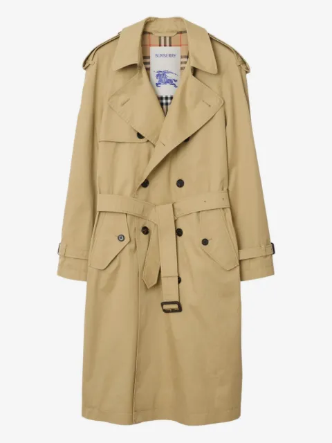 Burberry gabardine trench coat