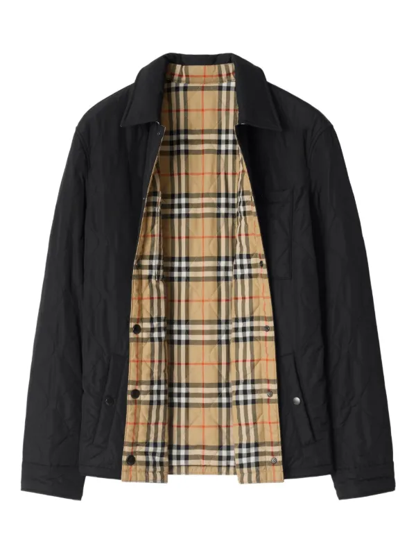 ジャケット・アウター Burberry jacket for men Burberry Reversible Jacket | Black | FARFETCH