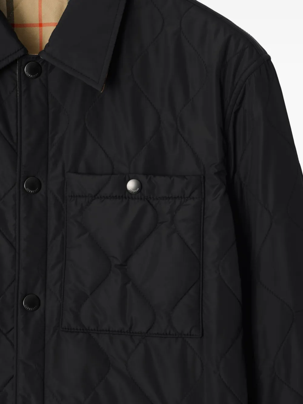Burberry Omkeerbaar jack Zwart