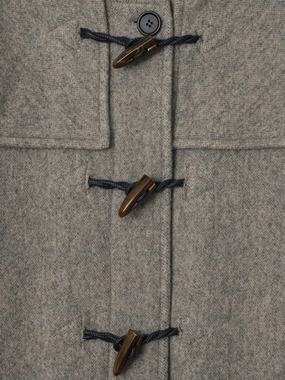 Burberry Wollen duffeljas Grijs
