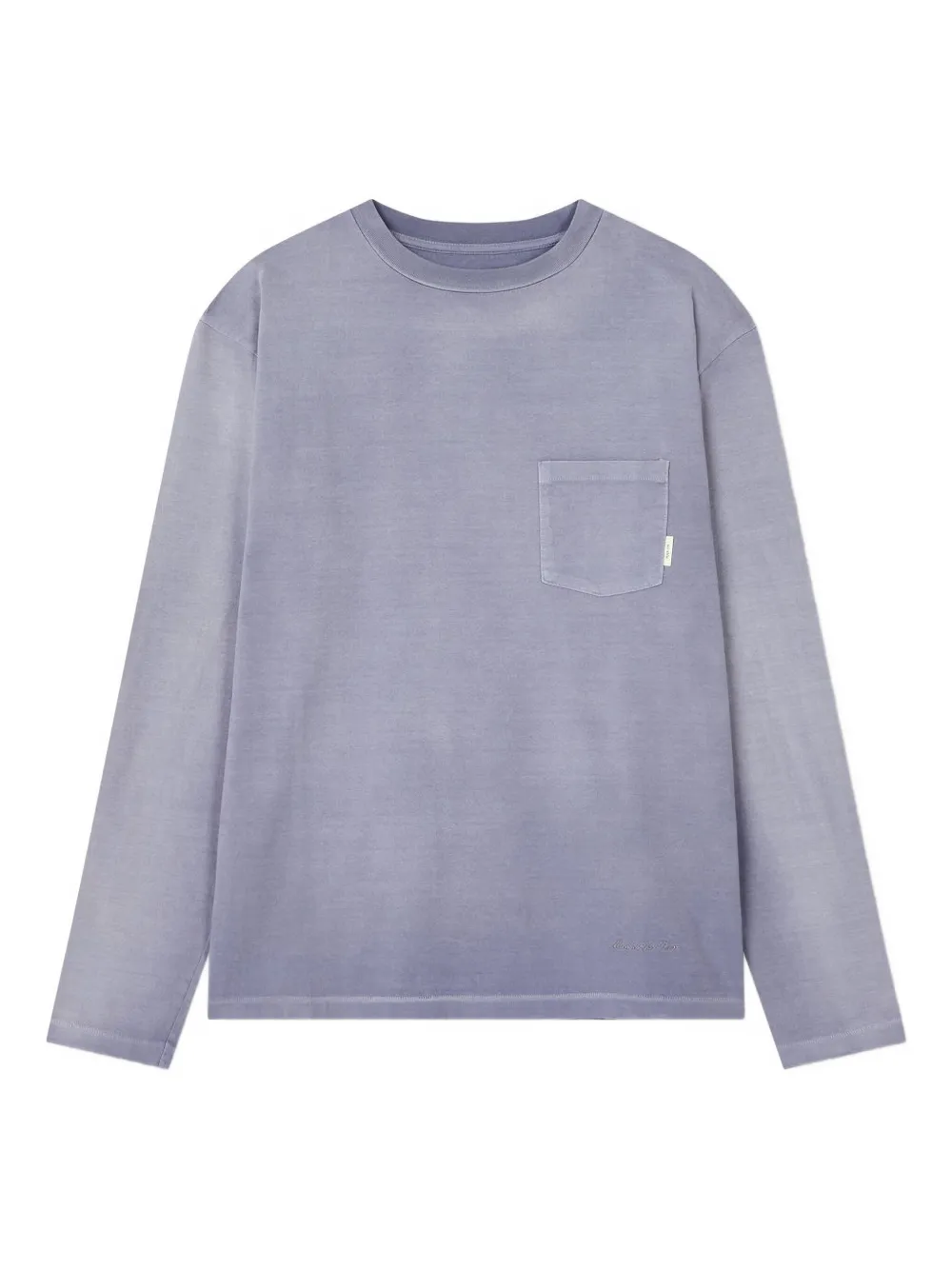 Man On The Boon. long-sleeve pocket T-shirt | Blue | Image 1