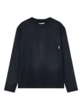 Man On The Boon. long-sleeve pocket T-shirt - Black