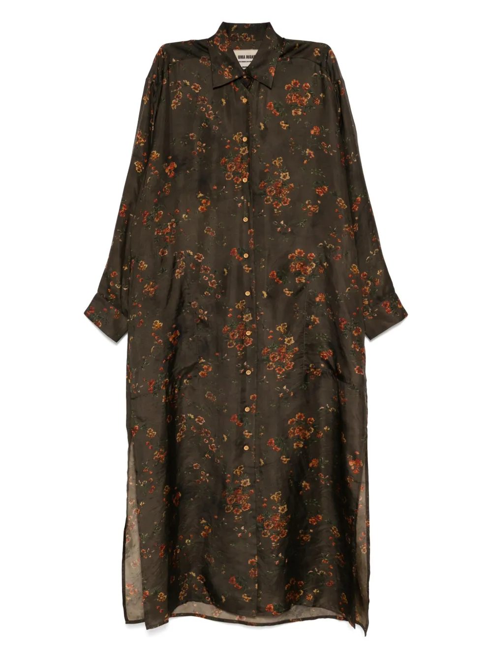 Uma Wang floral printed dress Bruin
