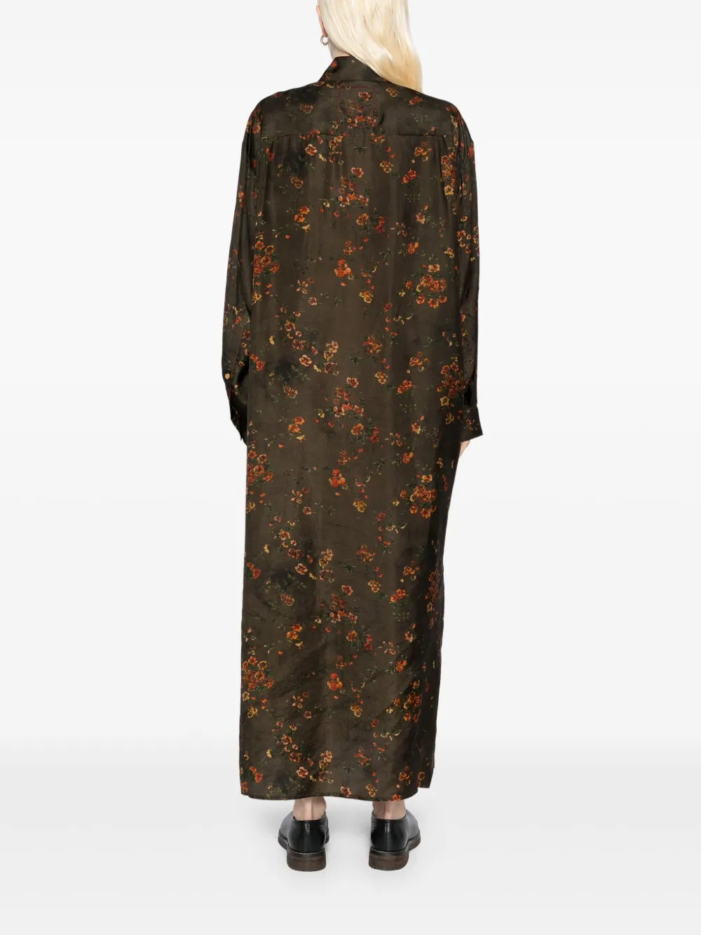 Uma Wang floral printed dress Bruin