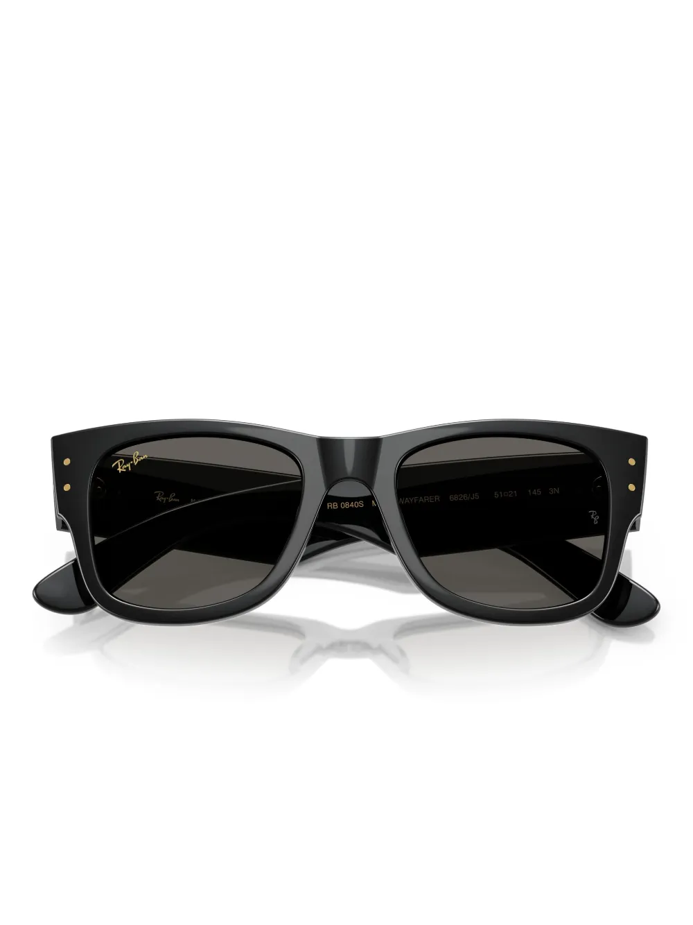 Ray-Ban Mega Wayfarer zonnebril met vierkant montuur Zwart