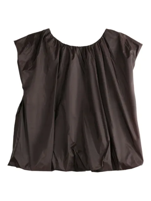 Amomento pleated oversized top