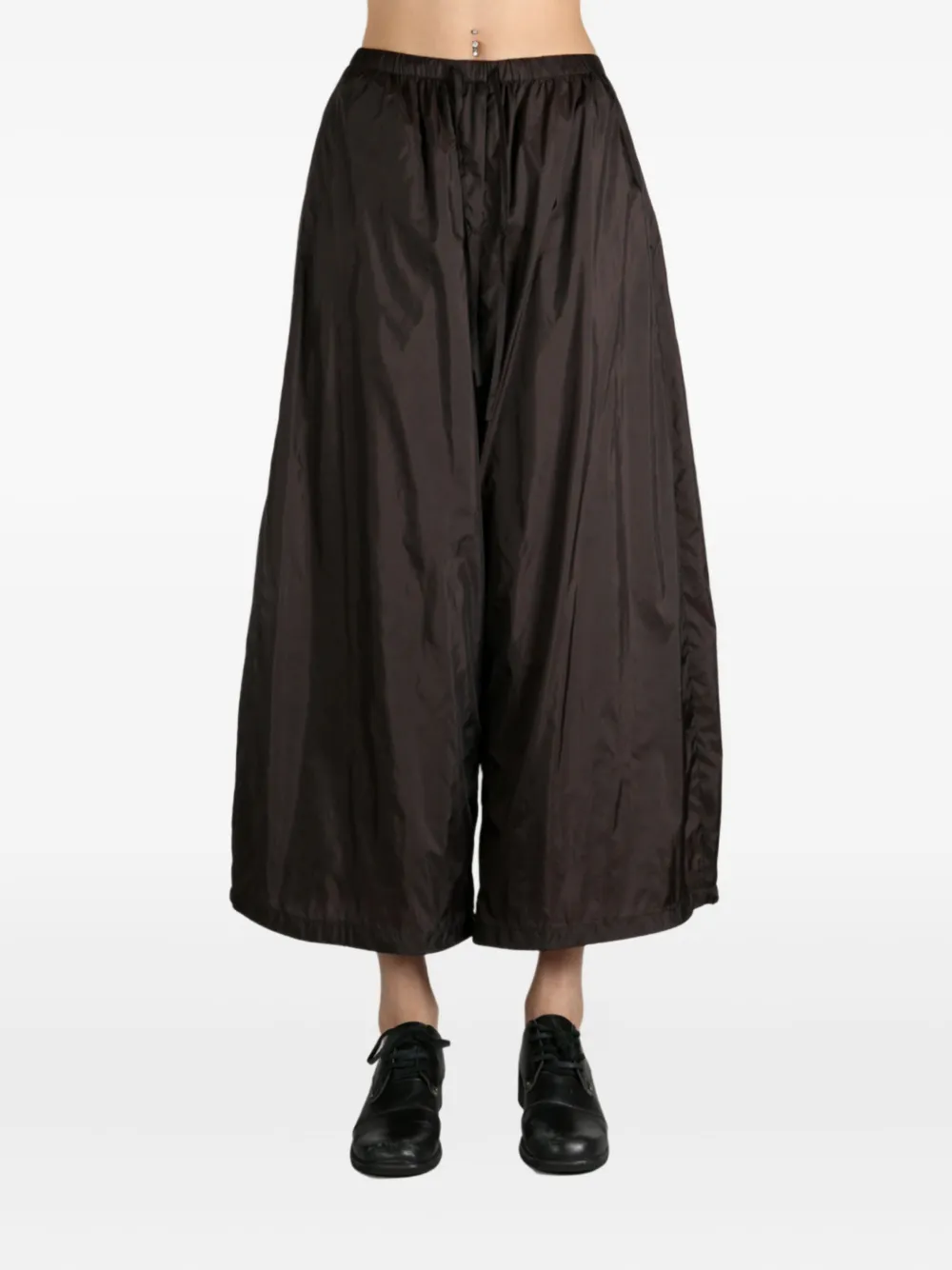 Amomento drawstring-waist trousers | Cropped Trousers | Image 2
