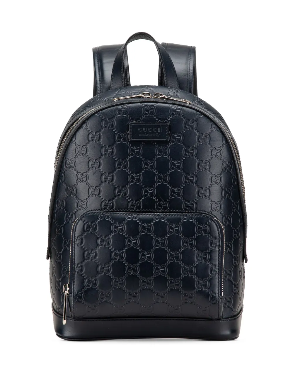 Gucci Pre-Owned 2000-2015 Guccissima backpack - Blu