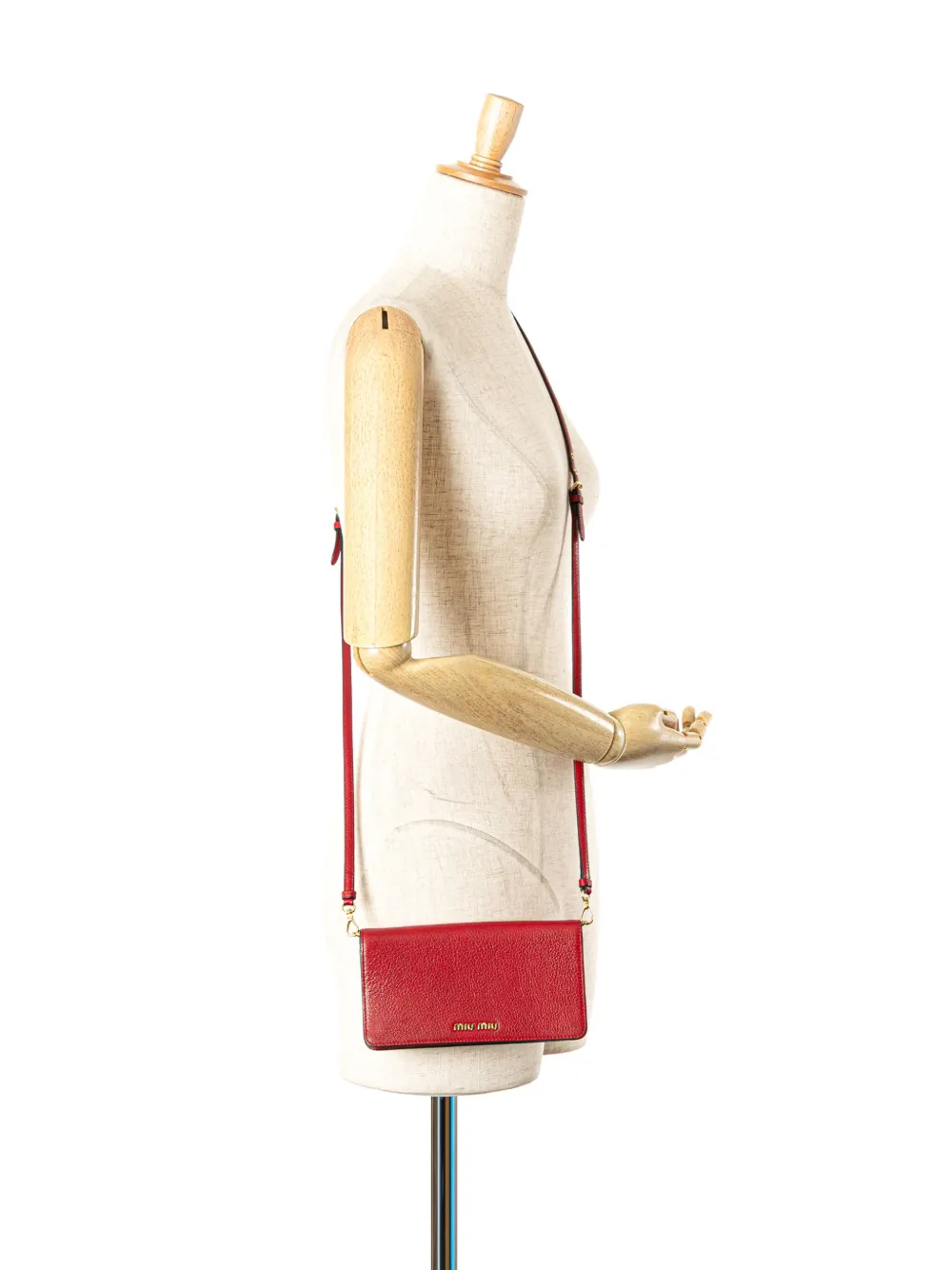 Miu Miu Pre-Owned 2010-2024 Goatskin Madras crossbody bag | Bags | Image 2