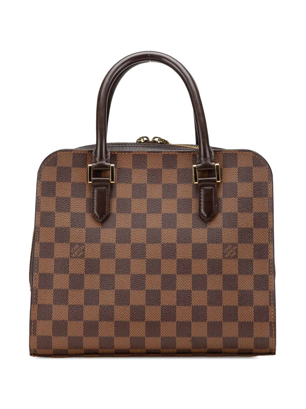 Louis Vuitton Pre-Owned 1998 ダミエ エベヌ トリアナ ハンドバッグ - ブラウン Louis Vuitton Pre-Owned 1998 ダミエ エベヌ トリアナ ハンドバッグ - ブラウン