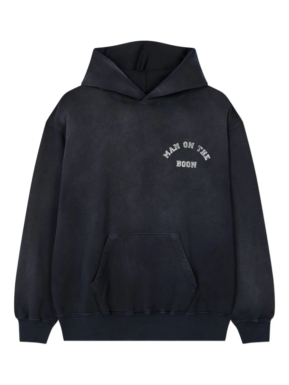 Man On The Boon. logo-print hoodie | Black | Image 1