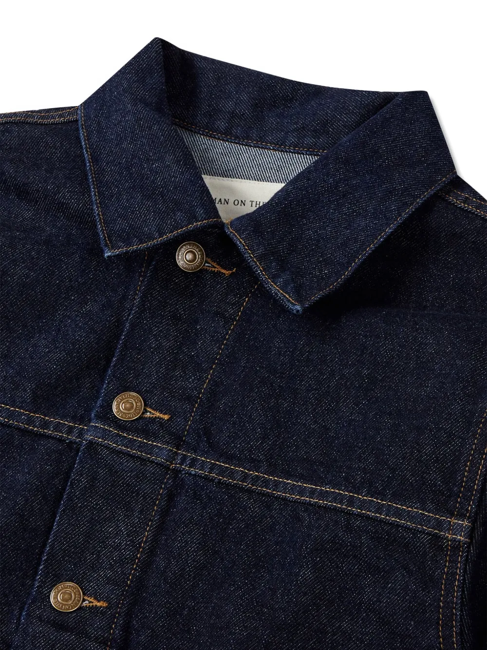 Man On The Boon. Denim jack Blauw