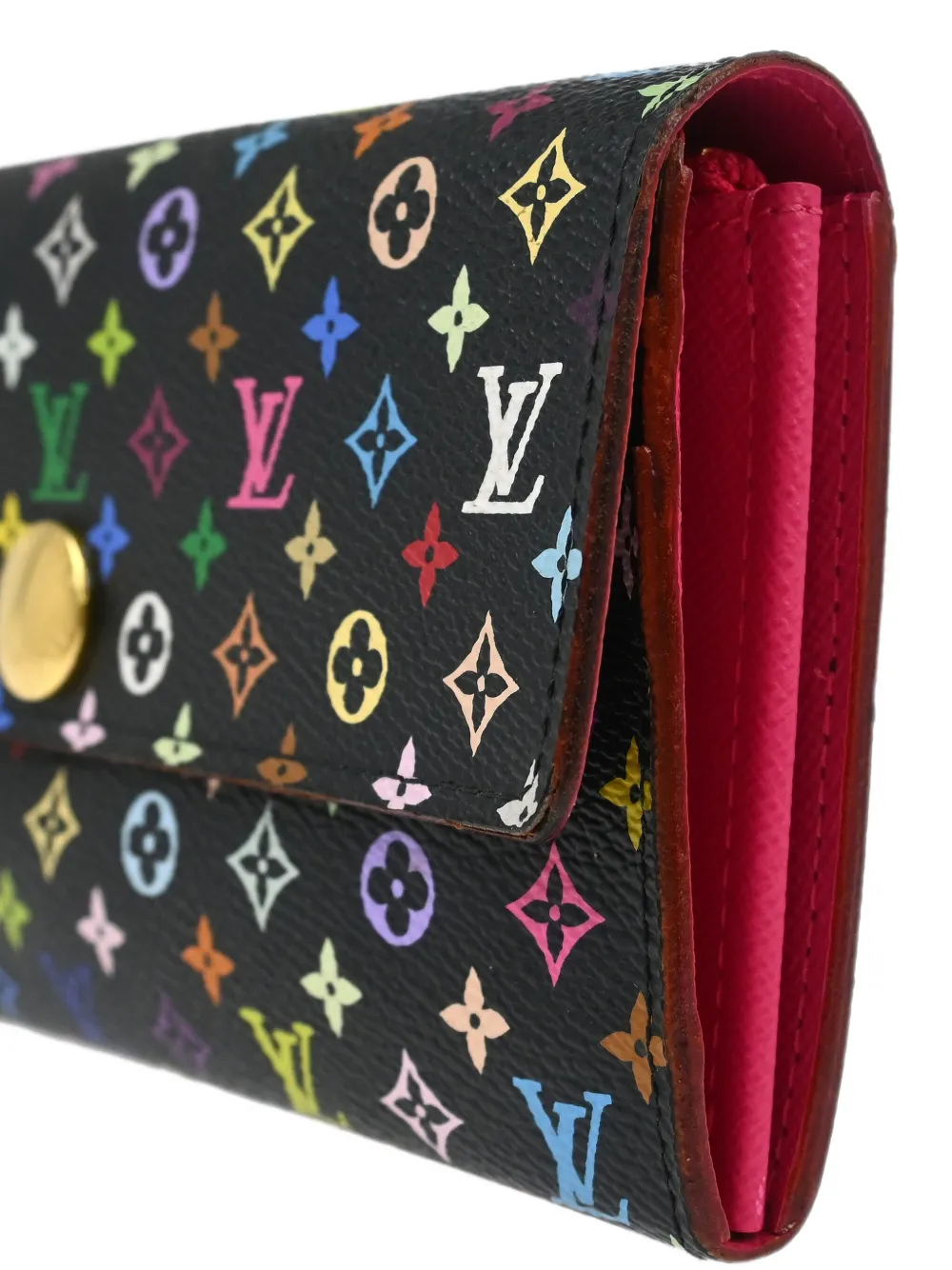 Pre-owned Louis Vuitton 2011 Sarah Wallet In Black