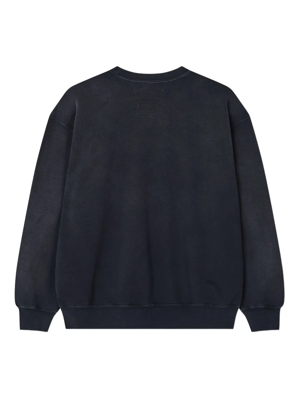 Man On The Boon. logo-print crew-neck sweatshirt - Zwart