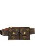 Louis Vuitton Pre-Owned 2010 Ceinture Pochette Duo belt bag - Brown
