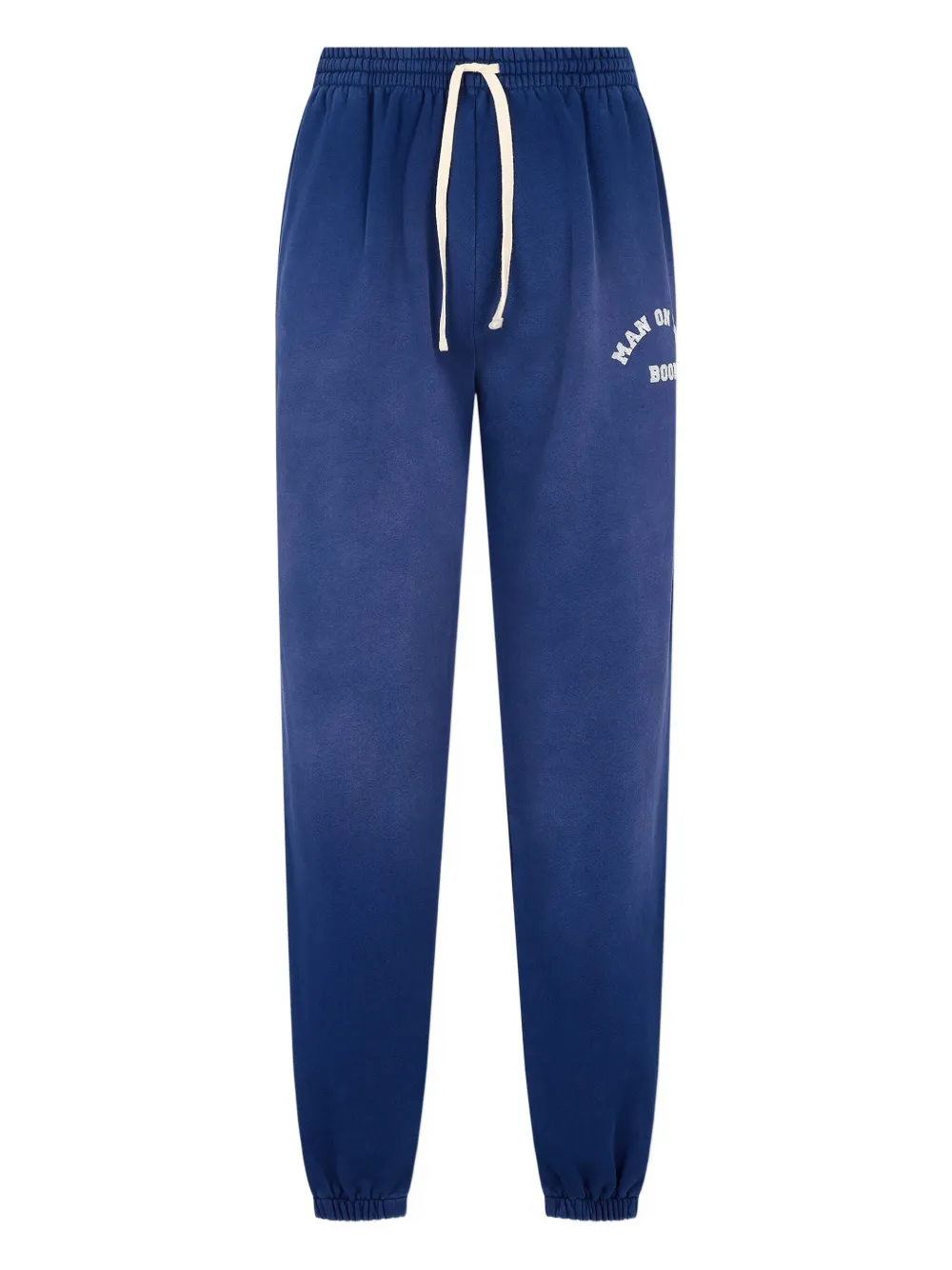 Man On The Boon. drawstring track pants | Blue | Image 1