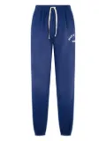 Man On The Boon. drawstring track pants - Blue