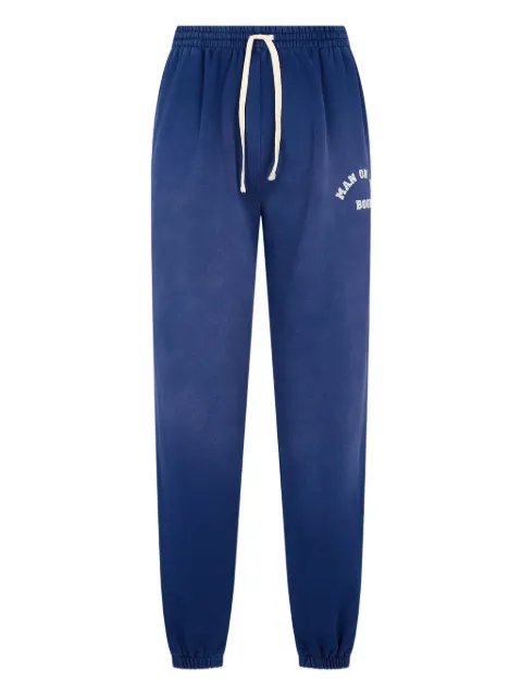 Man On The Boon. drawstring track pants
