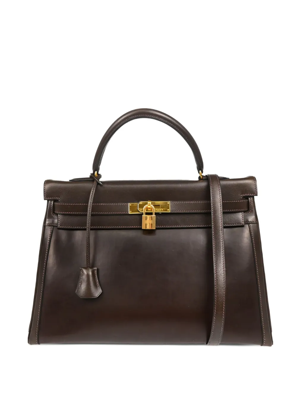 Pre-owned Hermes 1999 Kelly 35 Two-way Handbag