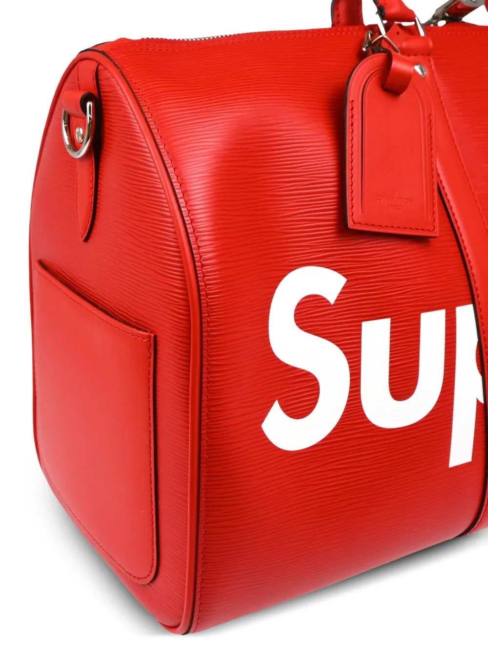 Pre-owned Louis Vuitton X Supreme 2017 Keepall 45 Duffle Bag