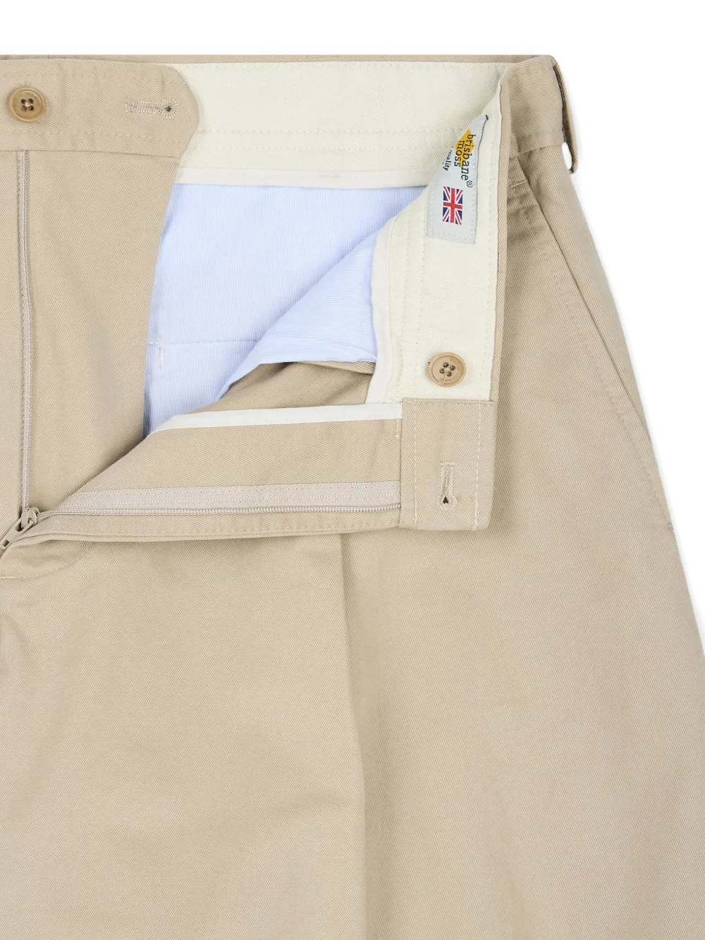 Man On The Boon. Formele shorts Beige