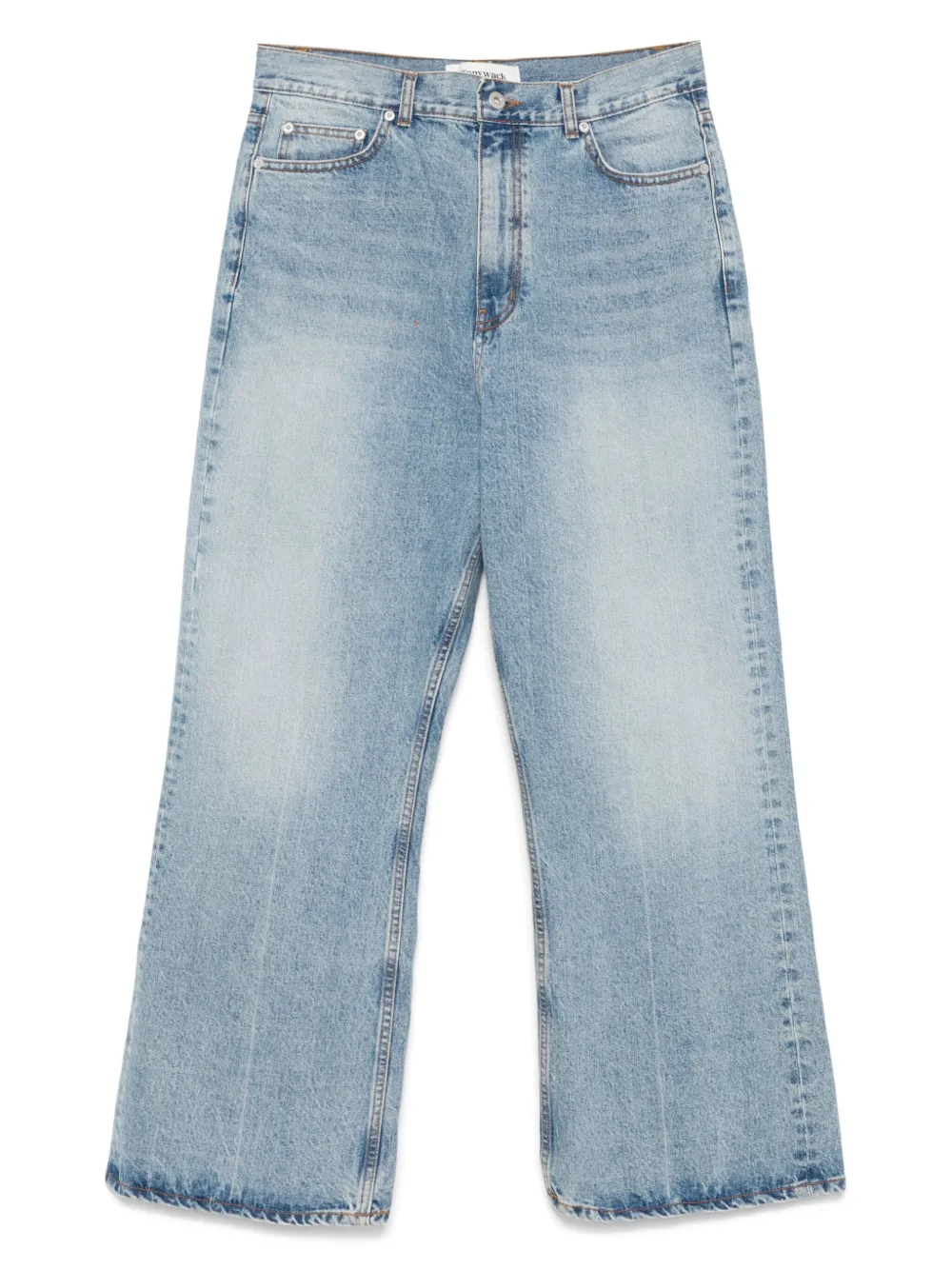 TONYWACK Ruimvallende flared jeans Blauw