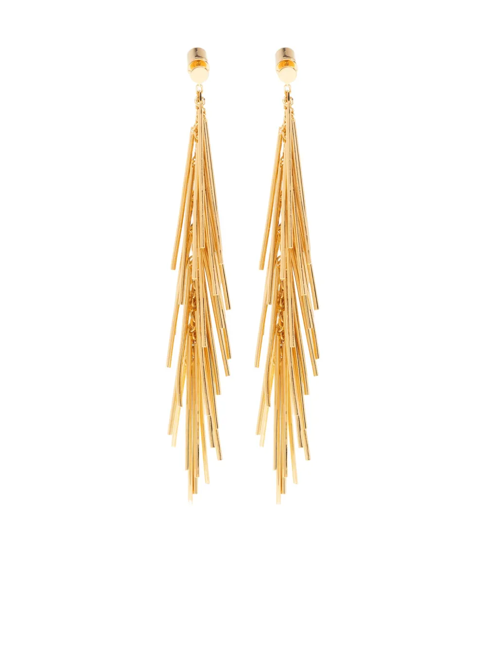 Jil Sander aretes con borlas | dorado | Image 1