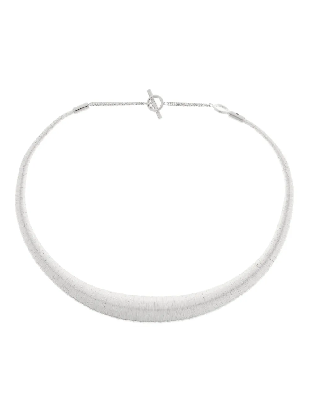 Jil Sander collar con hilo bordado | plateado | Image 1