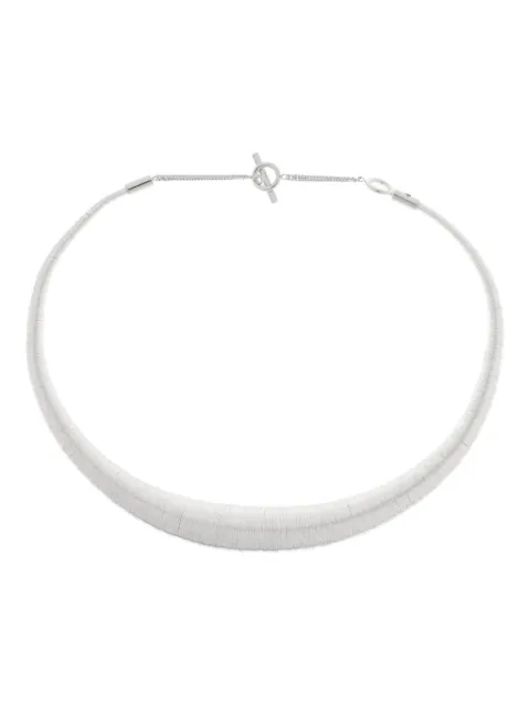 Jil Sander thread-embroidered necklace 