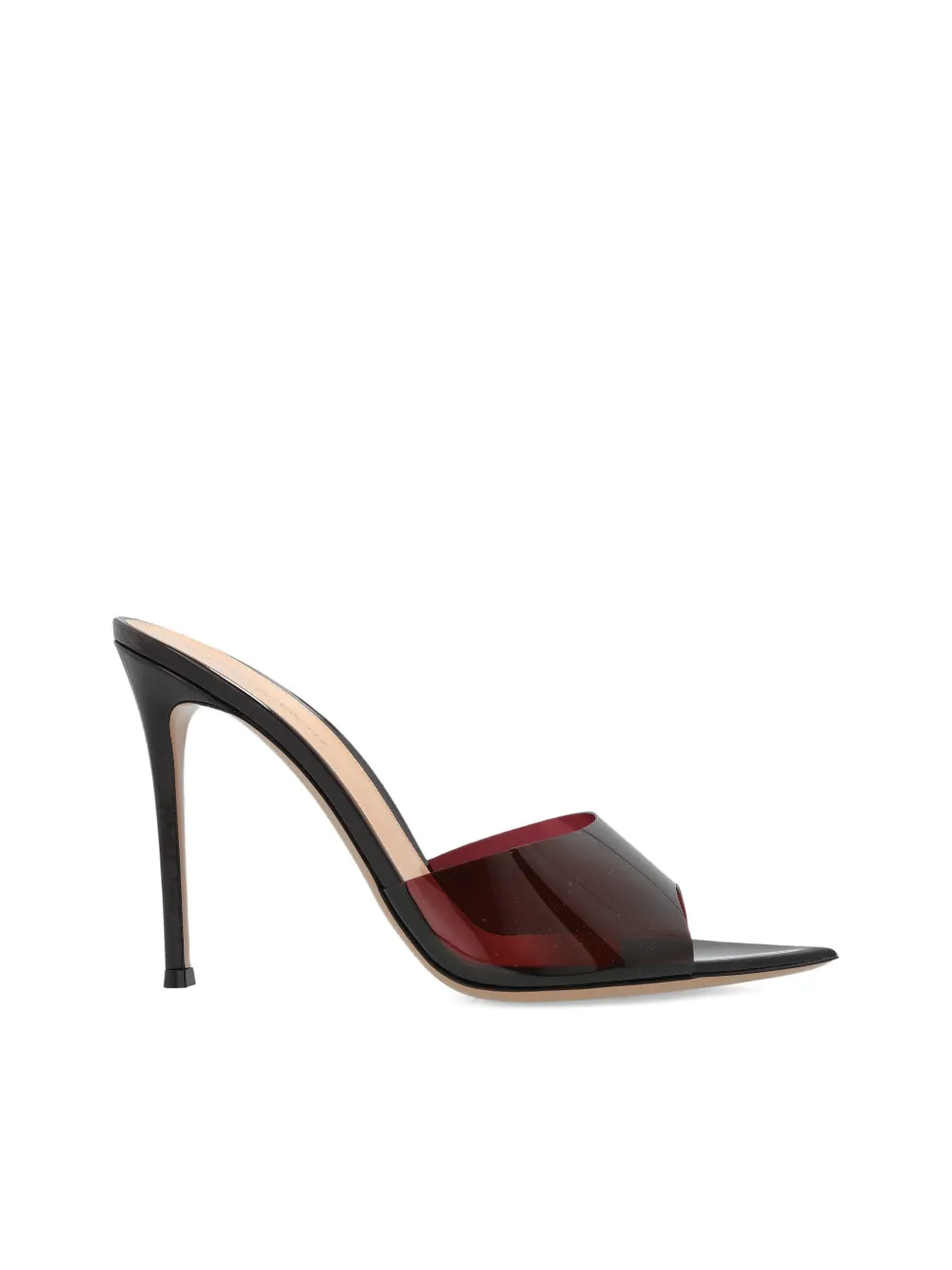 Gianvito Rossi 120mm leather heeled mules Red