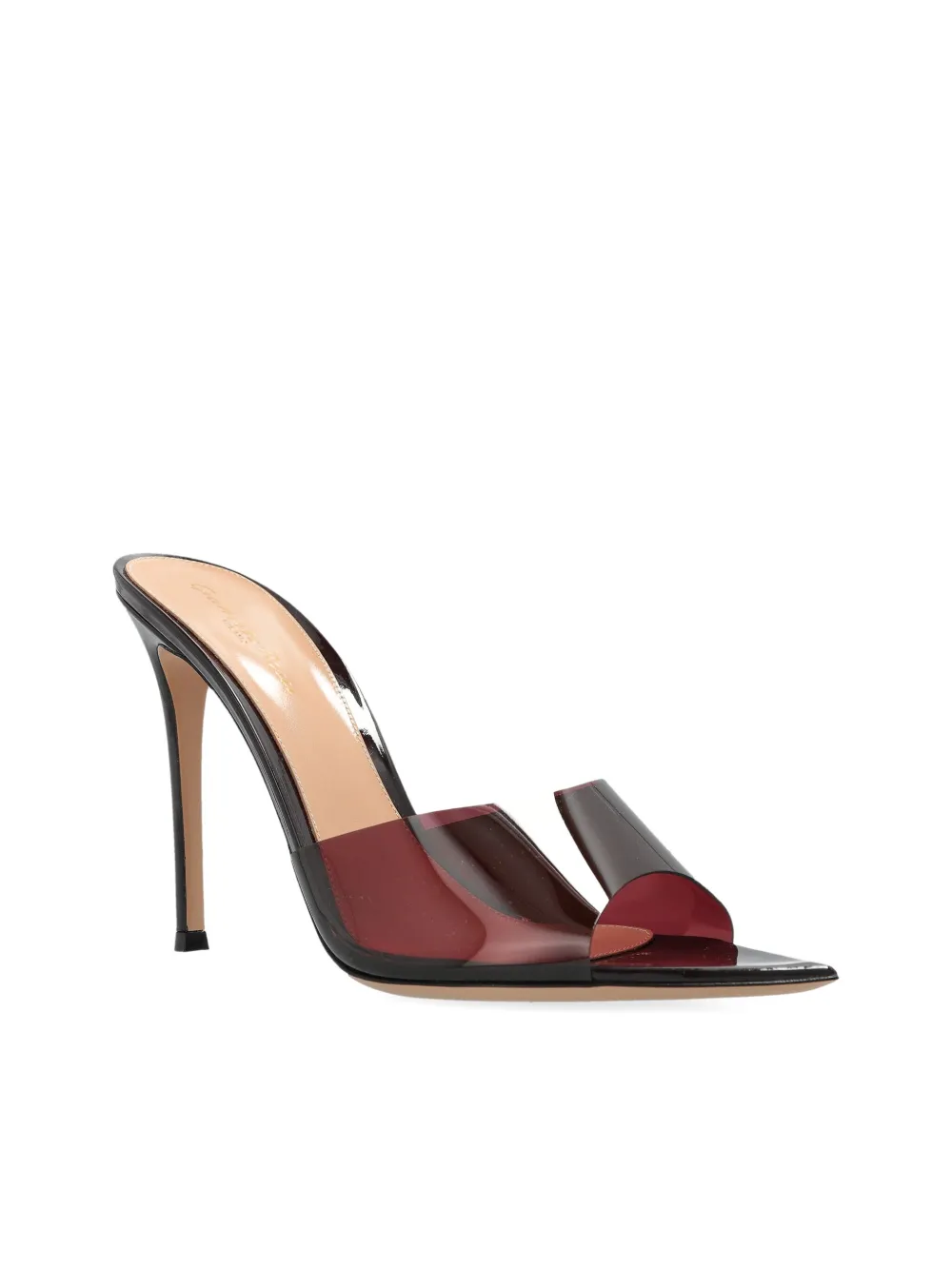 Gianvito Rossi 120 mm leren muiltjes met hak Rood