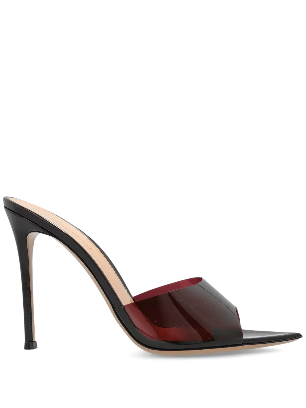 Gianvito Rossi 120mm leather heeled mules Red