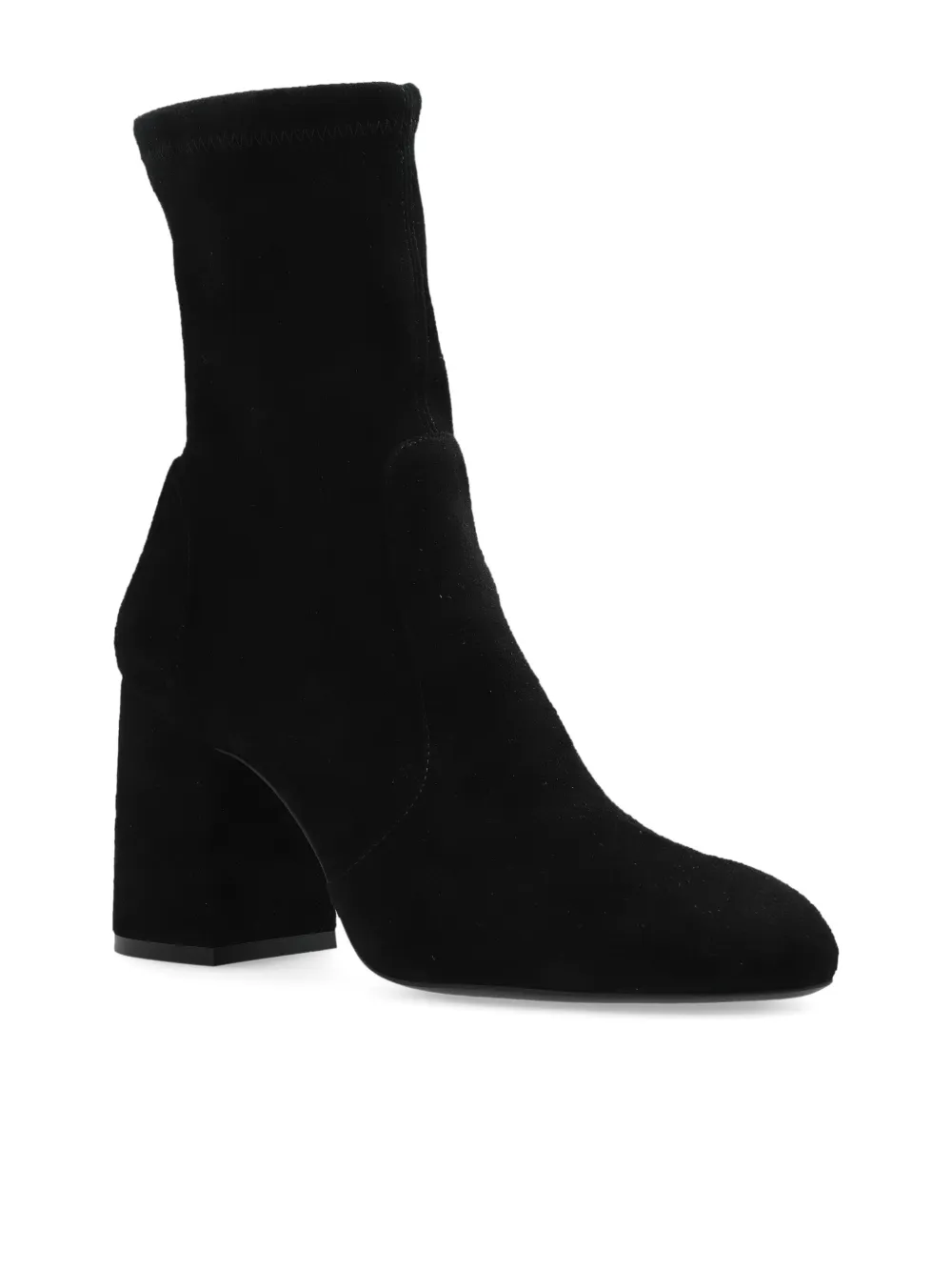 Stuart Weitzman leather ankle boots Black