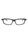 Jacquemus rectangle-frame glasses - Black