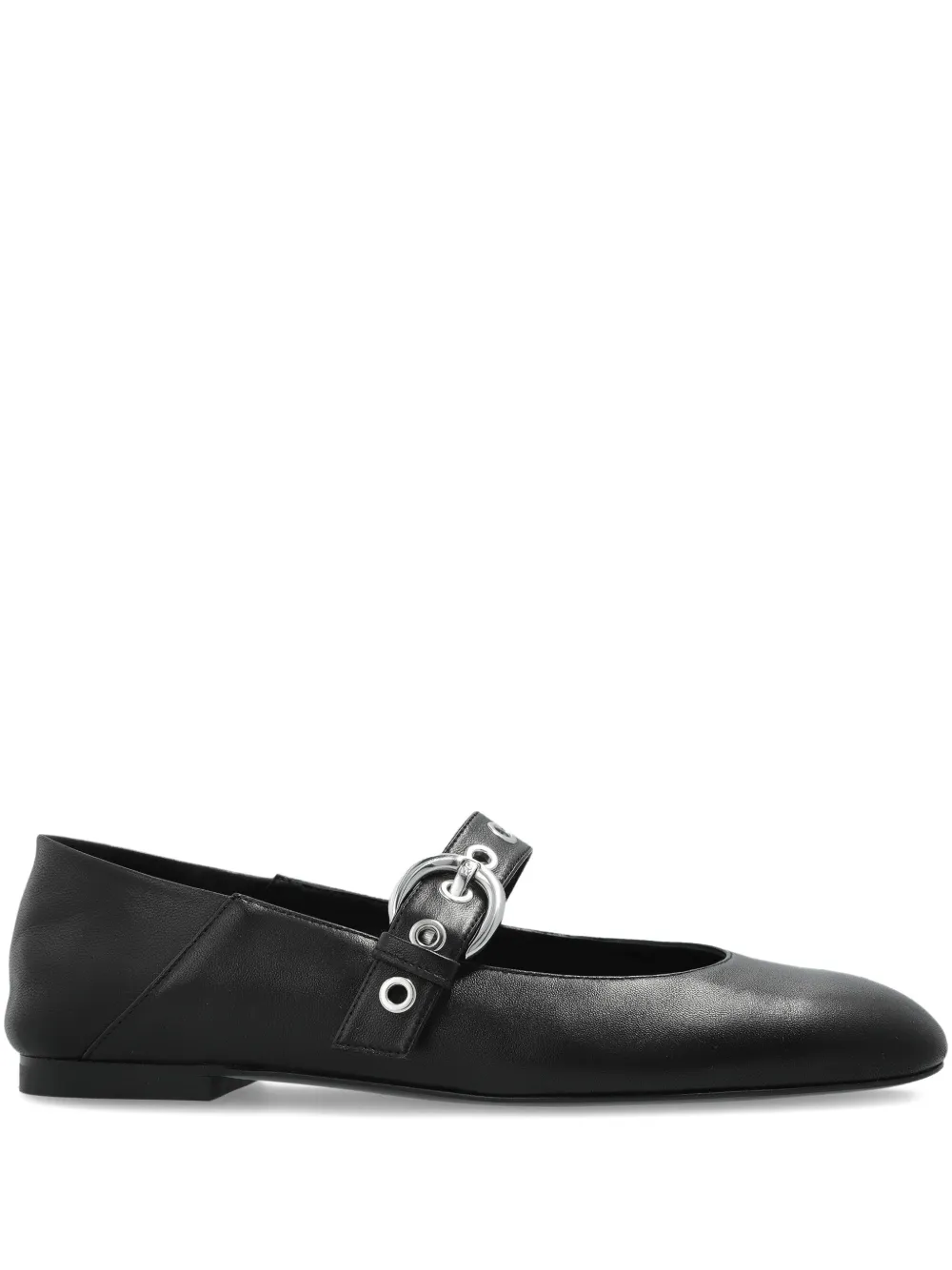 Stuart Weitzman ballerinaskor i läder | svart | Image 1