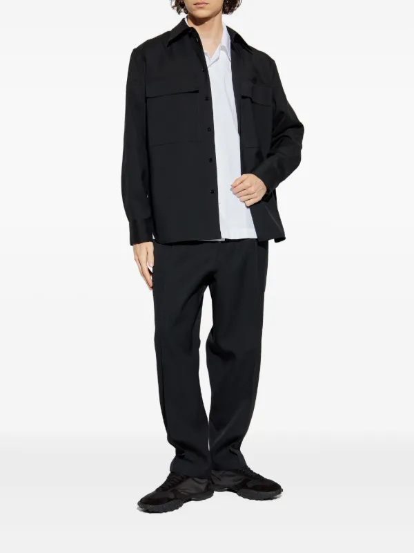 JIL SANDER /アブストラクト-プリント コットンブレザー/サイズ40 Jil Sander コットン シャツ | ホワイト | FARFETCH JP