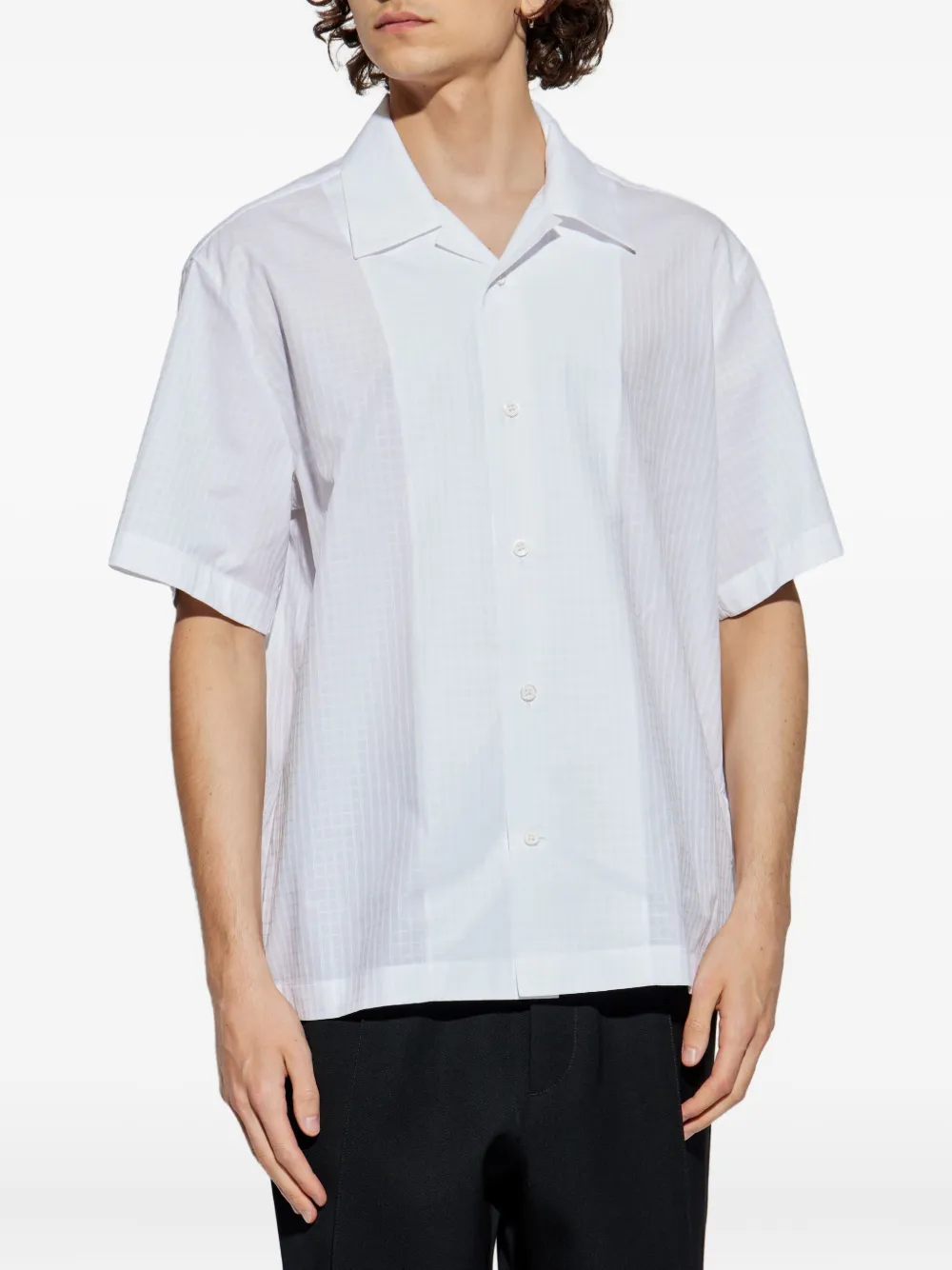 Jil Sander Katoenen overhemd Wit