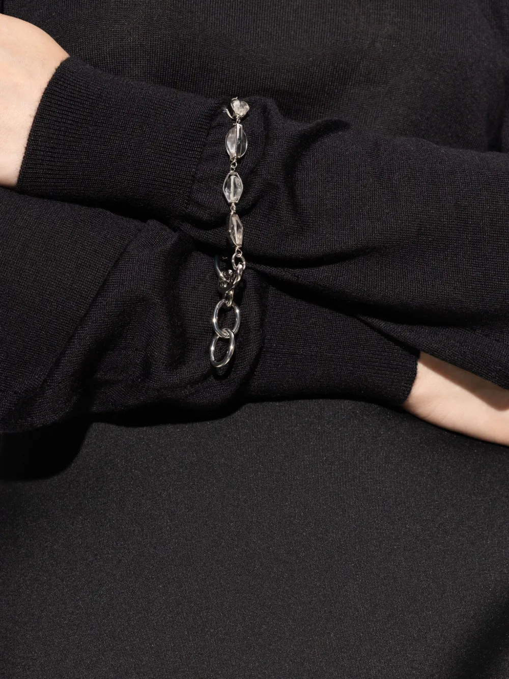 Jil Sander chain-link bracelet - Zilver