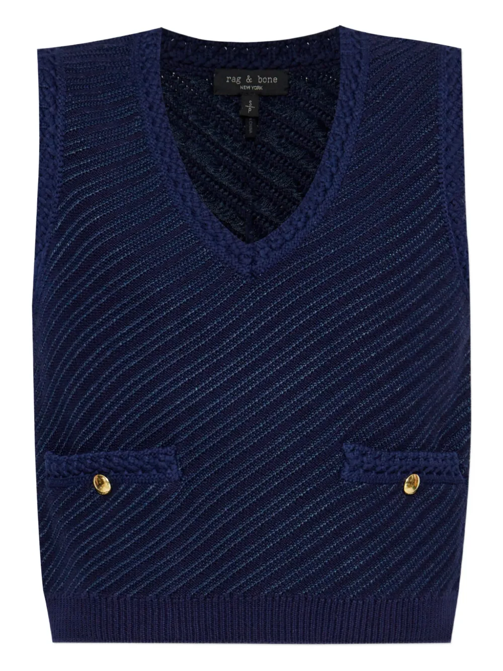 rag & bone knitted vest | Blue | Image 1